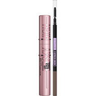 MAYBELLINE NEW YORK Lash Sensational Sky High Mascara 7.2 ml + Brow Ultra Slim Ash Brown 9 g - Cosmetic Set