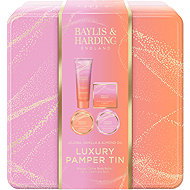 BAYLIS & HARDING set in tin box Jojoba, Vanilla & Almond 150 ml - Cosmetic Gift Set