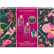 BAYLIS & HARDING set with candle Boudoire Tropical Paradise 650 ml - Cosmetic Gift Set