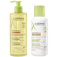 A-DERMA Exomega Control Péče o pokožku se sklonem k atopii Set 900 ml - Cosmetic Gift Set