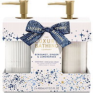 GRACE COLE Bergamot, Ginger & Lemongrass 800 ml - Cosmetic Gift Set