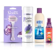 GILLETTE Venus Shaving Set with AUSSIE Hair Care - Cosmetic Set