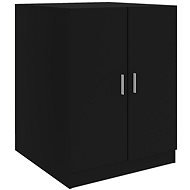 SHUMEE Skrinka nad práčku čierna 71 × 71,5 × 91,5 cm - Kúpeľňová skrinka
