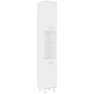 SHUMEE Bathroom cabinet white 30 × 30 × 179 cm chipboard - Bathroom Cabinet