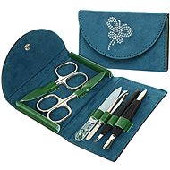  Premium Line manicure set with Swarovski crystals PL 216 electric blue  - Manicure Set