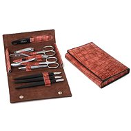 Premium Line Manikúrová sada velká PL 252 Cihlová - varianta B - Manicure Set