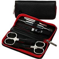  Pfeilring Original Solingen Luxury Manicure Kit 9350 Black with red zipper  - Manicure Set