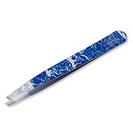  Premax Italy slant tweezers PR 4018 Blue  - Tweezer