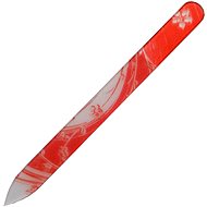  Dukas Glass nail file with print - Red printing  - Nail File