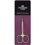 Premium Line Curved Leather Scissors 9 cm PL421 Made in Solingen - Cuticle Clippers