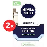 NIVEA Men Sensitive After Shave Lotion 2× 100ml - Aftershave