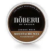 NOBERU Sandalwood Moustache Wax Strong Hold 30ml - Beard Wax