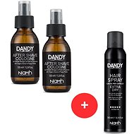 DANDY After Shave Cologne 2 x 100 ml + DANDY Extra Dry Fixing Hair Spray 300 ml - Voda po holení