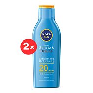 NIVEA SUN Protect & Bronze Lotion SPF 20 2 × 200ml - Sun Lotion