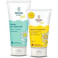 WELEDA Mléko na opalování SPF30 150 ml + Mléko po opalování 200 ml s 50% slevou - Sada