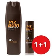 PIZ BUIN Hydration Spray Ultra Light SPF15 + Lipstick Aloe SPF30 - Kozmetikai szett