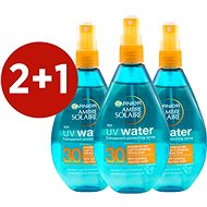 GARNIER UV Water Transparent Spray SPF 30 3 x 150 ml - Sun Spray