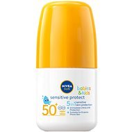 NIVEA Sun Kids Protect & Sensitive Roll-on SPF 50+, 50 ml - Opaľovací krém