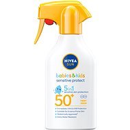 NIVEA Sun Kids Ultra Sensitive Trigger Spray SPF 50 270 ml - Napozó spray