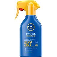 NIVEA Sun Protect & Moisture Trigger Spray SPF 50+ 270 ml - Napozó spray