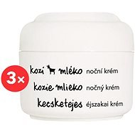 ZIAJA Goat Milk Night Cream 3 × 50ml - Face Cream