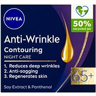 NIVEA Anti-Wrinkle Contouring 65+ Night Cream 50 ml - Krém na tvár