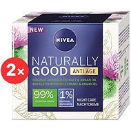 NIVEA Naturally Good Anti-Age Night Care 2 × 50 ml - Arckrém