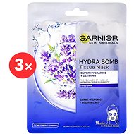 GARNIER Skin Naturals Hydra Bomb Tissue Mask Extract of Lavender 3 × 28g - Face Mask