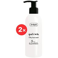 ZIAJA Goat's Milk Milk Face Wash 2 × 200ml - Cleansing Gel