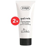 ZIAJA Goat milk Enzymatic peeling for face and neck 2 × 75 ml - Facial Scrub