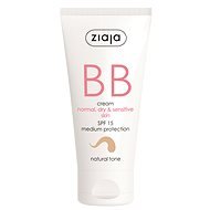 ZIAJA BB Cream Normal, Dry, Sensitive Skin - Tone Natural SPF15 50ml - BB Cream