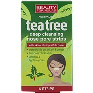 BEAUTY FORMULAS Tea Tree Tisztító orrcsíkok, 6 db - Arcpakolás