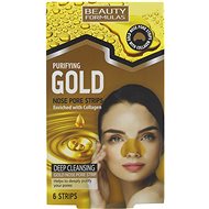BEAUTY FORMULAS Gold Nose Cleaning Strips 6 pcs - Face Mask