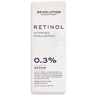 REVOLUTION SKINCARE 0.3% Retinol with Vitamins & Hyaluronic Acid Serum 30 ml - Arcápoló szérum