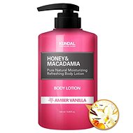 KUNDAL Honey & Macadamia Pure Body Lotion Amber Vanilla 500 ml - Body Lotion