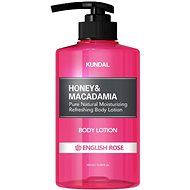 KUNDAL Honey & Macadamia Pure Body Lotion English Rose 500 ml - Body Lotion