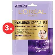 ĽORÉAL PARIS Hyaluron Specialist Replumping Moisturizing Tissue 3 × Mask - Face Mask