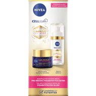 NIVEA Cellular Luminous Duopack Night Cream + Serum 80 ml - Cosmetic Set