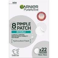 GARNIER Pure Active Hydrocolloid Invisible Patches for Skin Imperfections with BHA, 22pcs - Acne Patches