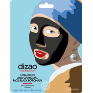 DIZAO Hyaluron And Charcoal Face Black Botomask 25 g - Face Mask