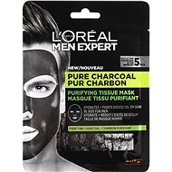 ĽORÉAL PARIS Men Expert Pure Charcoal Tissue Mask 30 g - Arcpakolás