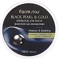FARM STAY Black Pearl Gold Hydrogel Eye Patch 60 pcs (90 g) - Eye Gel