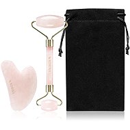 KORIKA Tools Eternal Youth Set Facial Roller & Gua Sha Stone Quartz pink 2 pcs - Cosmetic Set