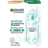 GARNIER Pure Active Salicylic Fabric Serum Mask for Skin Imperfections, 1pc - Face Mask