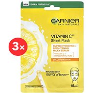 GARNIER Skin Naturals Vitamin C Super Hydrating Sheet Mask 3 × 28g - Face Mask