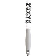 OLIVIA GARDEN Expert Shine Wavy Bristles White&Grey 15 mm - Hair Brush