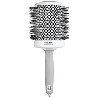 OLIVIA GARDEN Expert Shine Wavy Bristles White&Grey 80 mm - Hair Brush