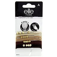 ELITE MODELS Prop bracelets 2in1 Brown shades - gold balls 16 pc - Hair Accessories