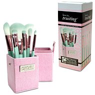 ROYAL &amp; LANGNICKEL Love is ... Trusting ™ Travel Kit Brush 8 pcs Green-Pink - Make-up Brush Set