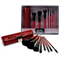 ROYAL &amp; LANGNICKEL Ruby Gems ™ Brush Kit 9 pcs Red - Cosmetic Gift Set